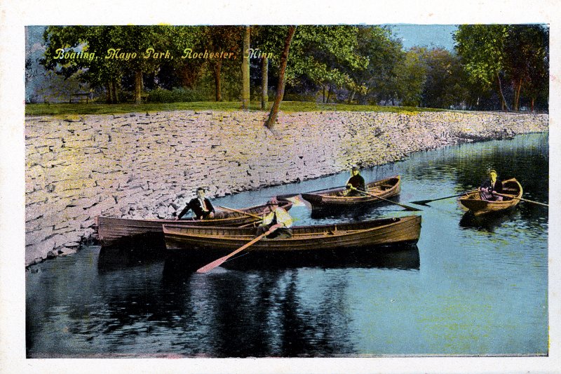 Boating in Mayo Park